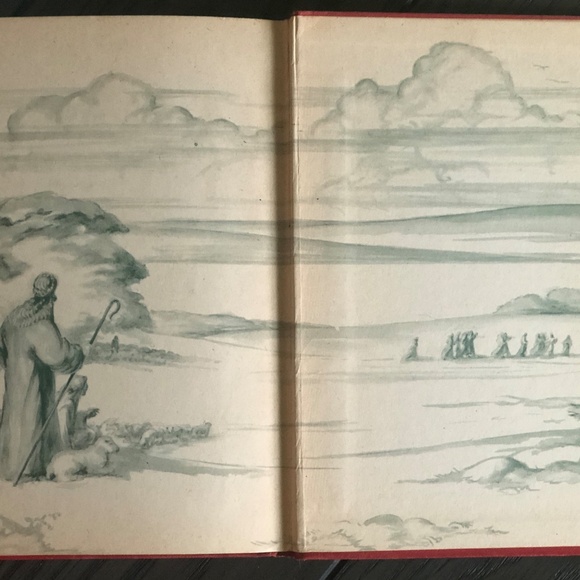 Rare VTG '47 Jesus & His Friends~Mary A. Jones HC Book Illustrated Rand McNally - Picture 15 of 16